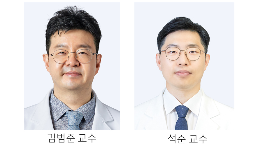 김범준(좌) 석준(우) 교수